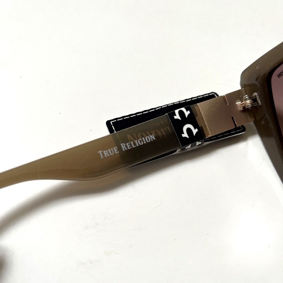 New Original TRUE RELIGION Cat Eye Sunglasses Green Acetate main image 6